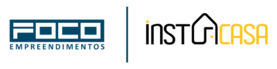 logo instrucasa e foco empreendimentos no portal da praia ijaci mg